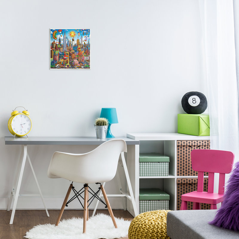 Art mural Fun Zany Cityscape par Ray Powers