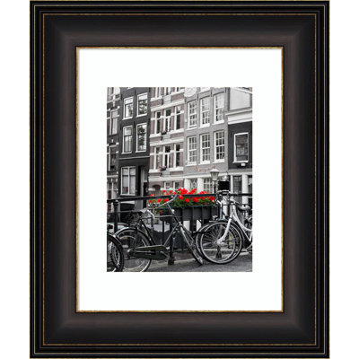 Selvidge Bronze Wood Picture Frame with Mat