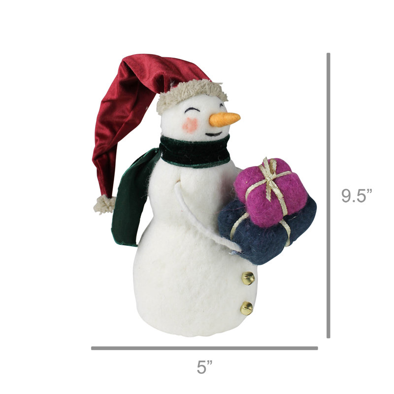 Bonhomme de neige avec cadeaux