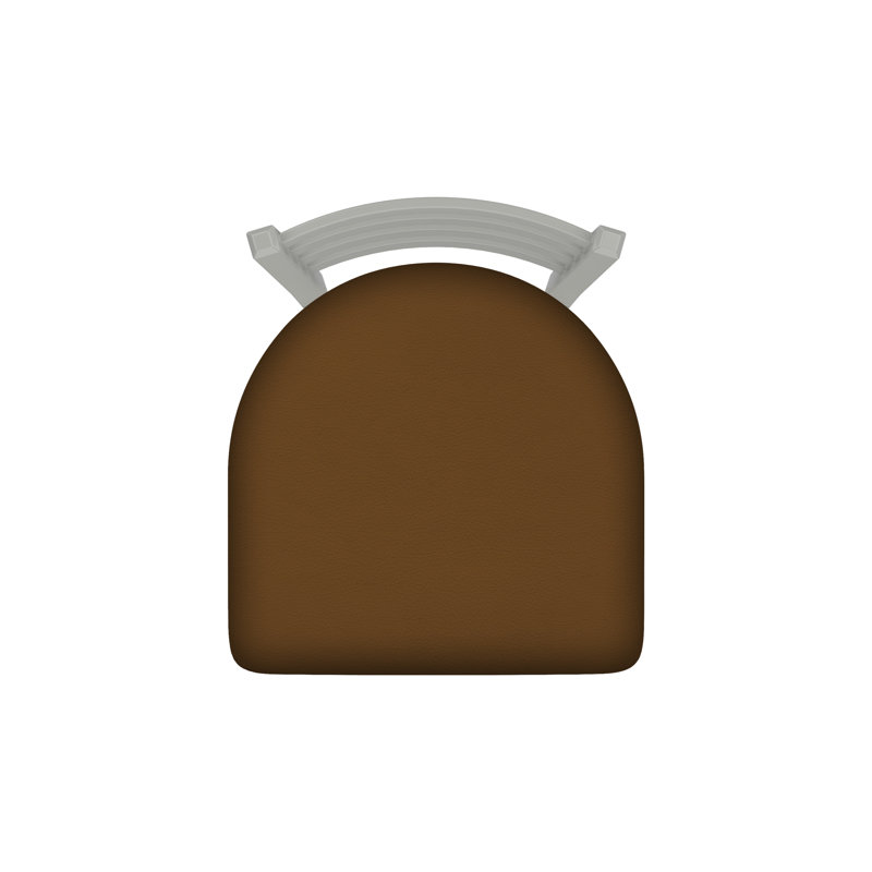 400 Jackie Chair, Anodized Nickel, Vinyl-Canter Thatch