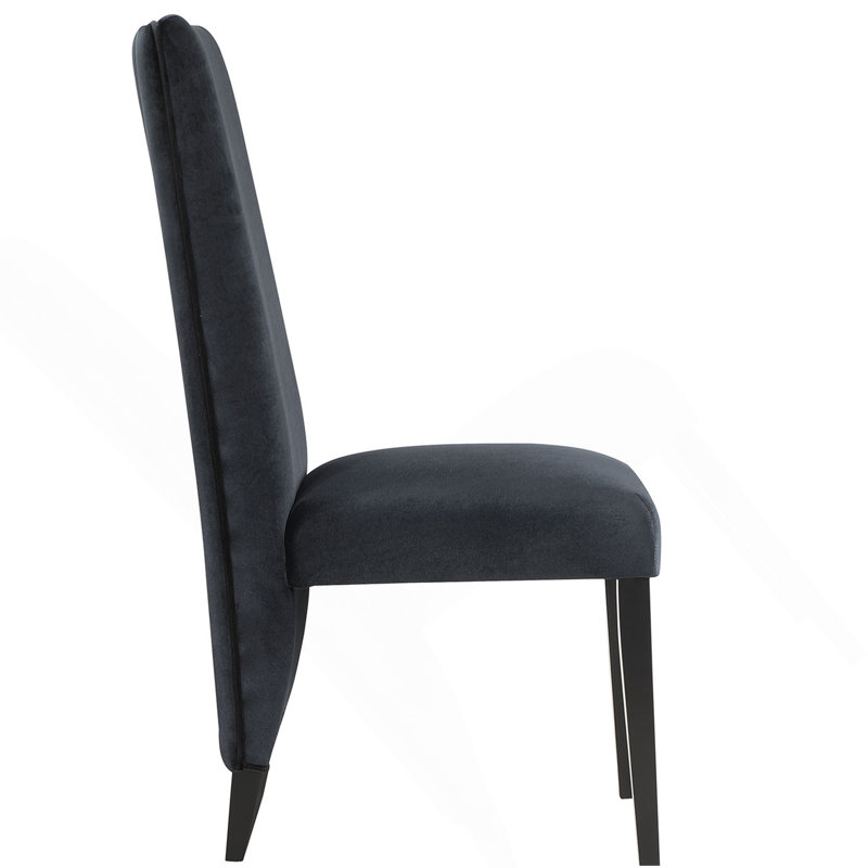 Ensemble de 2 chaises de salle à manger noires Stacey, Noir
