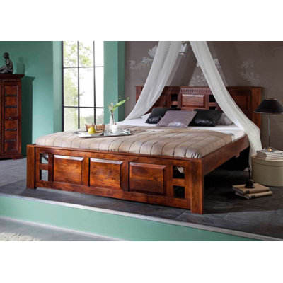 Oxford Solid Wood Storage Bed