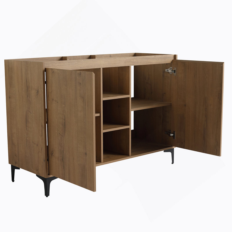 Meuble-lavabo à fermeture en douceur, 48 po