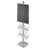 Sky Tower Display Kit with 22"W x 28"H Snap Frame and Four Acrylic Brochure Side Pockets