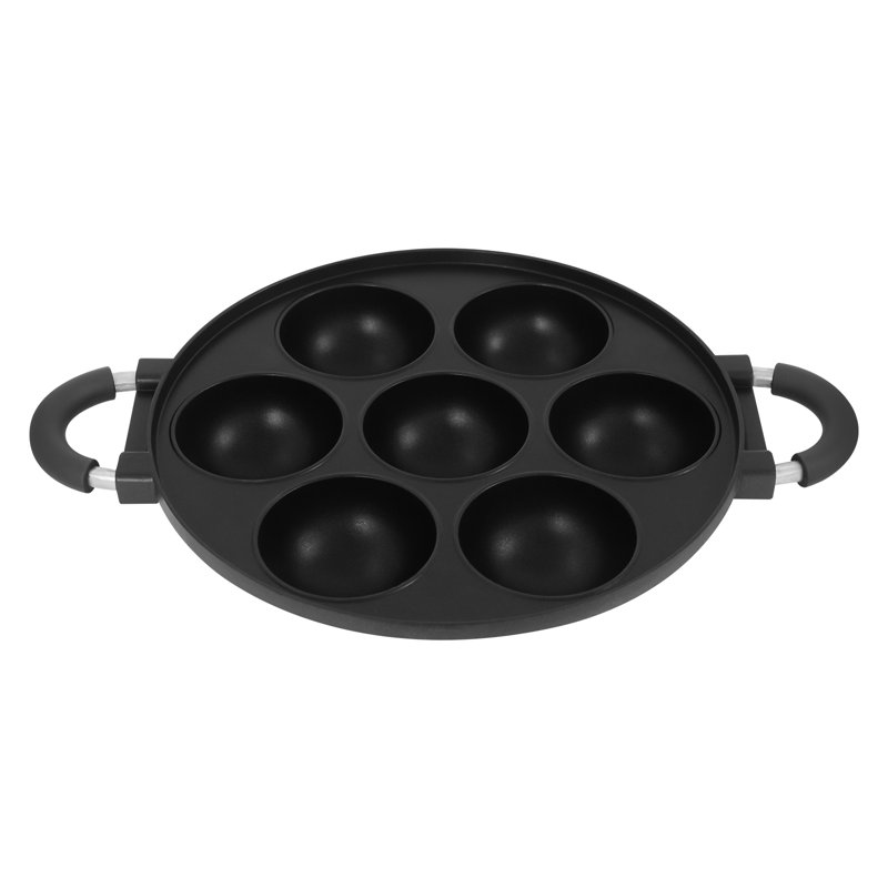 Moule à gâteau à 7 trous avec plaque à cuisson Takoyaki