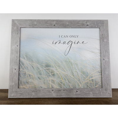 «I Can Only Imagine Field», chanson verte, ciel décoratif, signe d'art