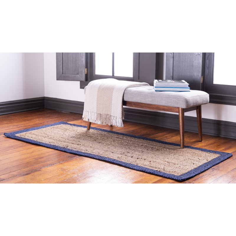 Tapis naturel en jute / sisal tressé à la main Vaghinag, Rectangle 8 pi x 10 pi