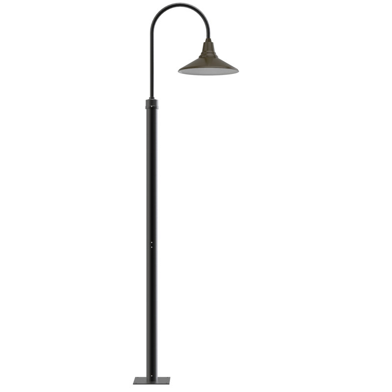 Albali Lamp Post (Full), 96" H x 16" W x 22.5" D, Mahogany Bronze