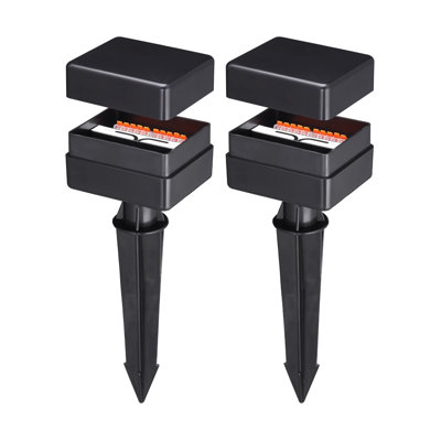 Mainline 10-Way Low Voltage Landscape Lighting Junction Hub, Outdoor Wire Connector Box