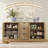 Designer 66.9'' Wide Curved Three-dimensional Texture Sideboard-1096326603