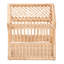 Style bohémien - Lit pour animal de compagnie fabriqué avec un coussin en tissu rembourré en mousse amovible, un auvent fermé, comme un décor, une construction ajourée, 16,47 po de tailles, une touche de 4,32 lb, une couche coussinée naturelle, un design,