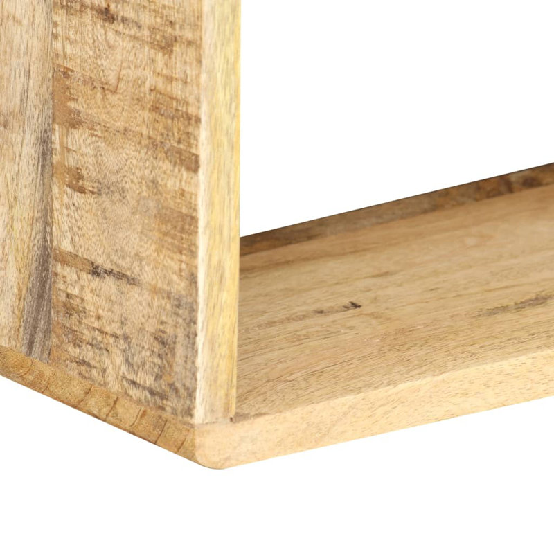 McMillan 3 Piece Mango Solid Wood Floating Shelf