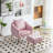 Accent Armchair with Ottoman-1723438930