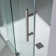 76” H Frameless Sliding Shower Door (56-60 Inch Adjustable Width) with Reversible Installation, Safety Glass, Anti-Splash Design