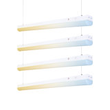 4ft 3cct Commercial Led Linear Strip Light With Emergency Battery Backup, 120-277v