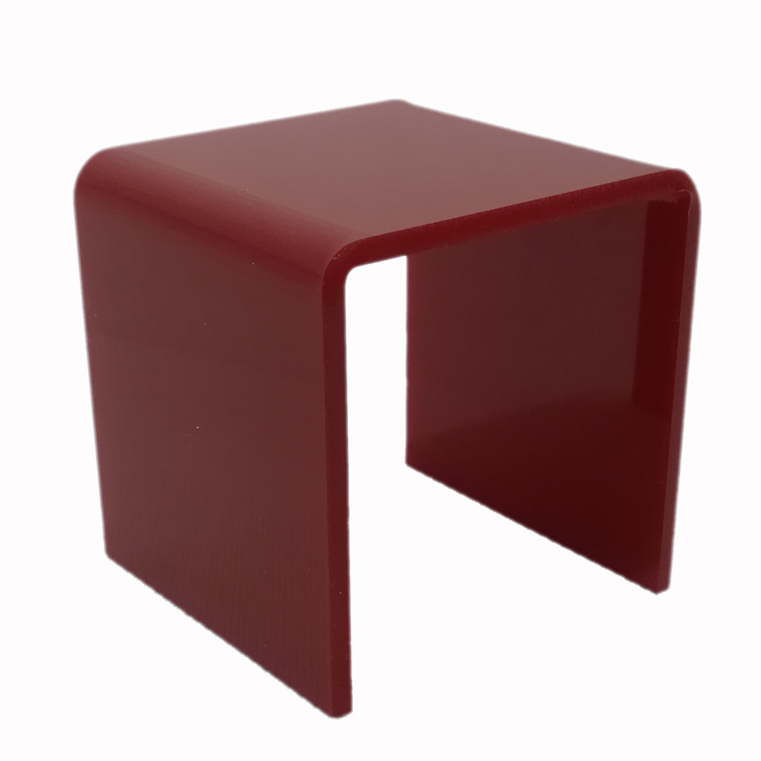 1 Riser Combo 3" Cube 3-Sided Plexiglass Pedestal Lucite Acrylic Display Risers Jewelry Wrought Studio™