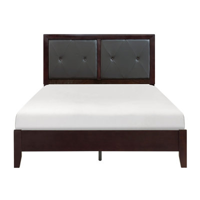 Riverly Vegan Leather Platform Bed