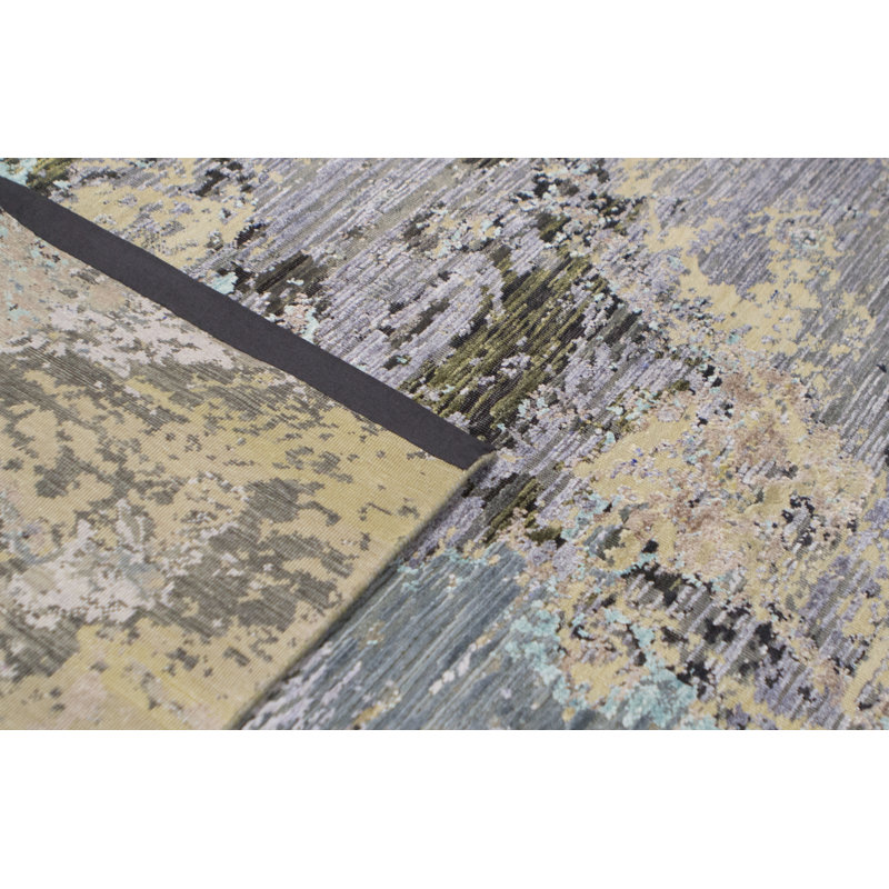 Canterbury Hand Knotted Area Rug in Brown
