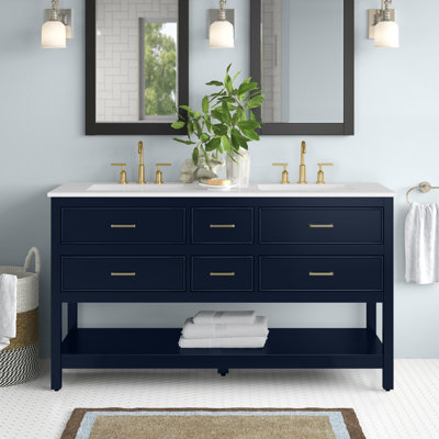 Ensemble de meuble-lavabo double 60 po Sinclaire