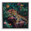 Cadre flottant tendance léopard dans la jungle, design par Petal Prints Design-478816180-478816179