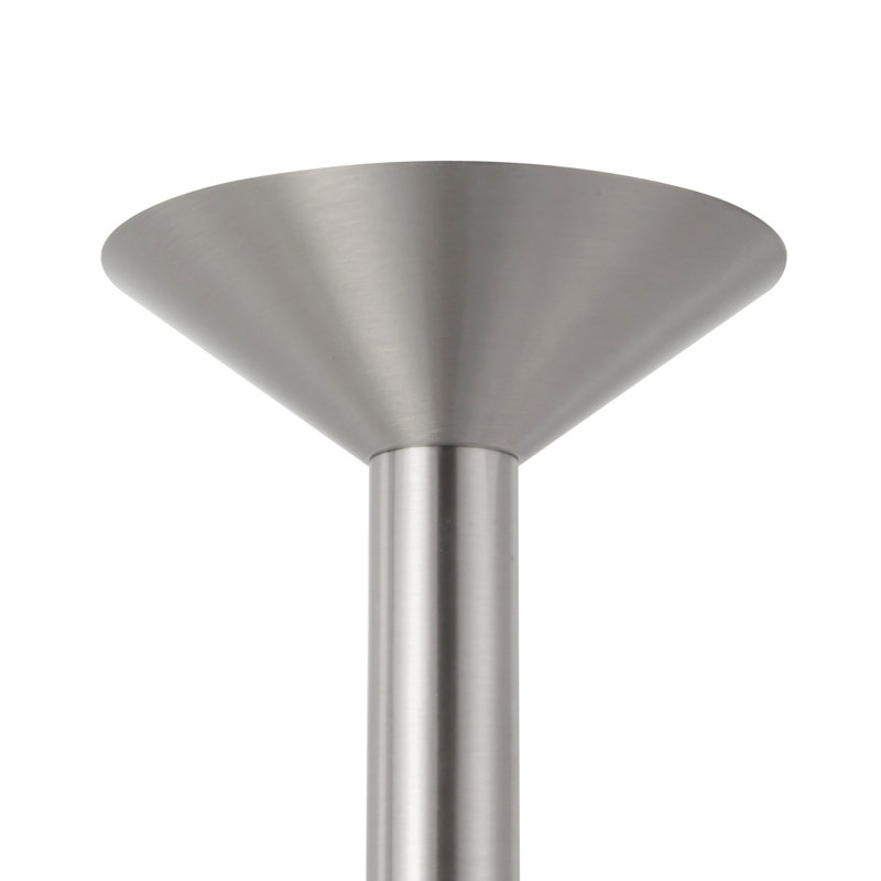 LED Floor Lamp, Brushed Nickel