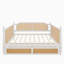 Traditional Style Rattan Daybed with 2 Drawers-1503784336-1503784337