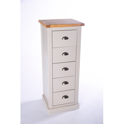 Koby 45 cm W Chest of 5 Drawers