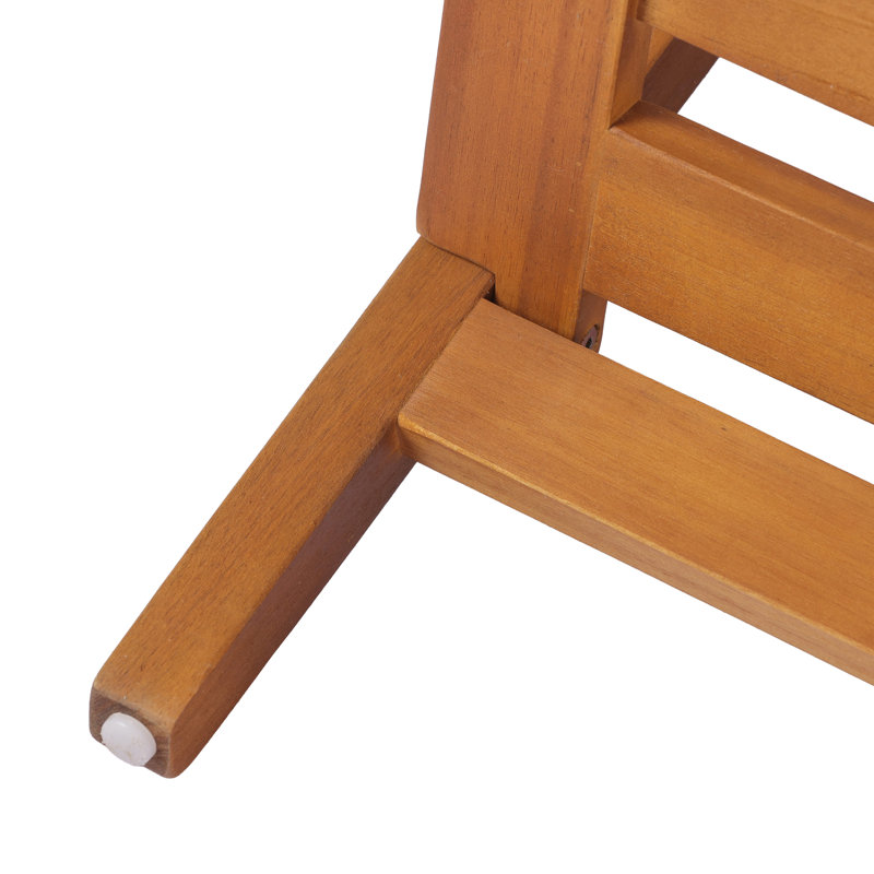 Canapés de patio modernes, ensemble durable en bois d'acacia avec coussins confortables, confort extérieur
