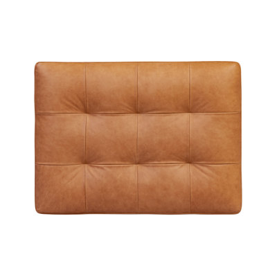 Napa Full Grain Genuine Italian Leather Ottoman