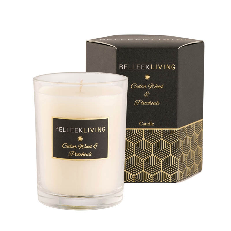 Wood And Patchouli Scented Jar Candle