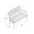 Willshire 47.25'' W Rattan Shield-Back Settee