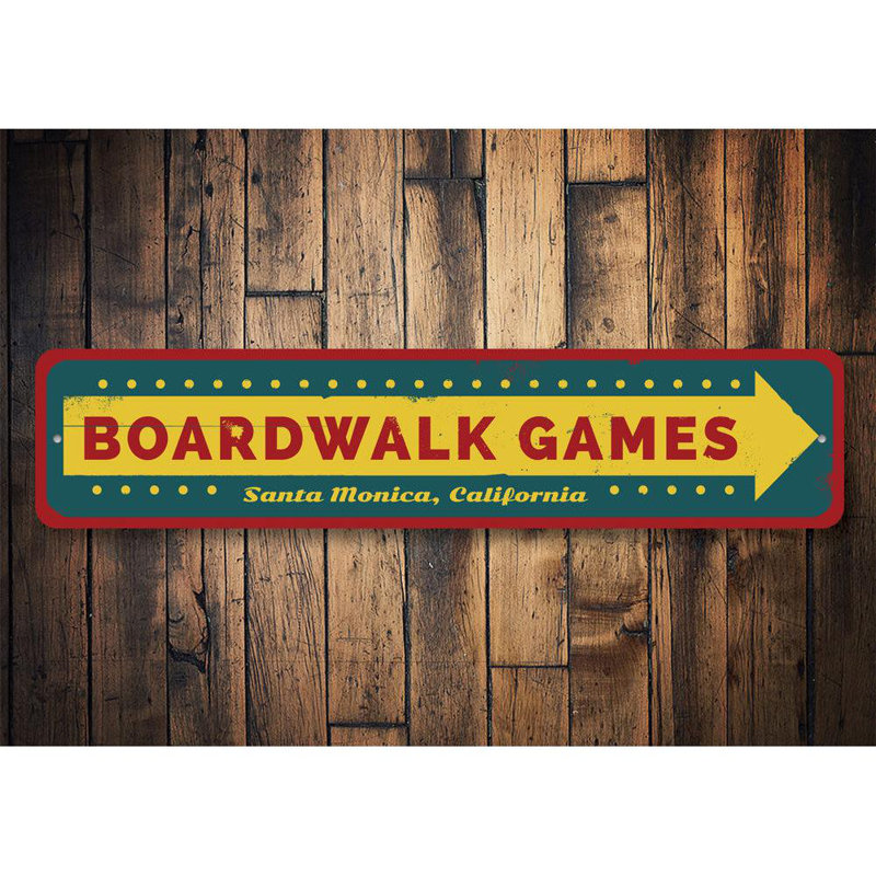 Panneau en aluminium Boardwalk Games, H 6 po x l 24 po x P 0,06 po