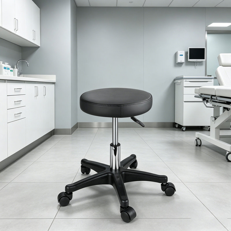Adjustable Height Ergonomic Stool Wheels