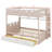 Castle-Themed Bunk Bed Equipped With Two Drawers, A Shelf, And LED Lights-178722551-178722545