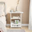 Almuth 46cm W Plastic Bedside Table