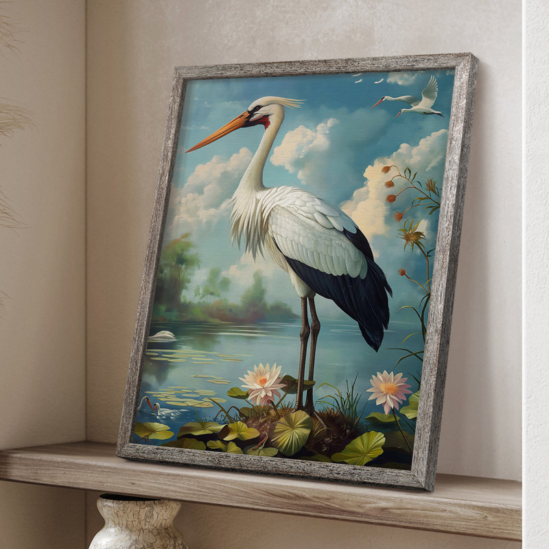 ANIMALS Series CXII, reproduction encadrée - bois massif, H 30 po x l 24 po