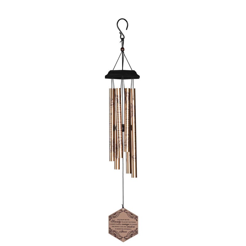 Prière sereine et voile de fer Windchime