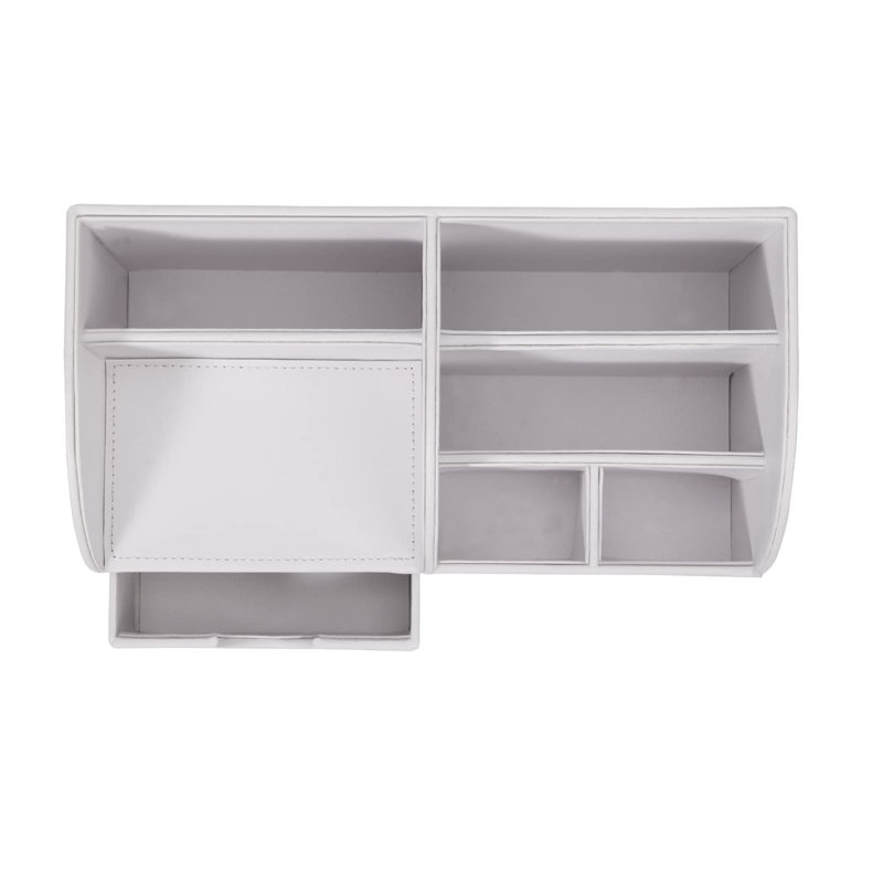 Aavyn Desk Organiser, White