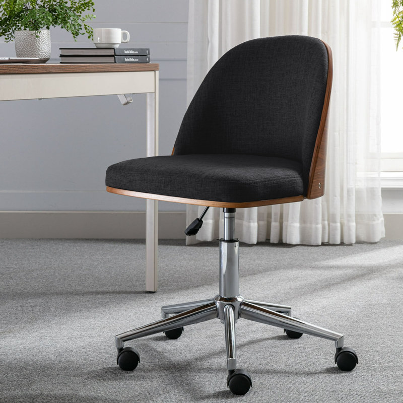 Deracy Desk Chair, Dark Grey