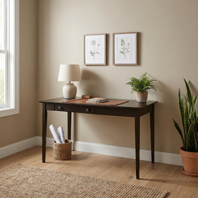 Bureau de base en bois massif Malani