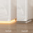 Modern Glossy Nightstand With Soft-Glow LED Base