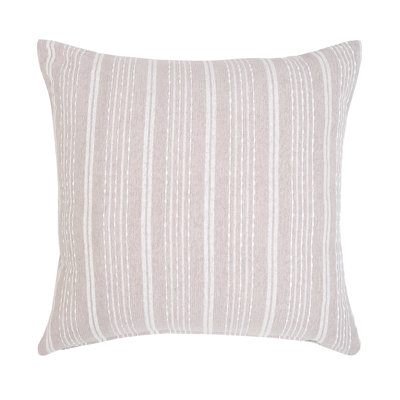 Taie décorative euro rayé en chenille Linwood