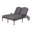 Florence Double Chaise Lounge Frame with Cushions-69932196-69932197