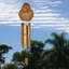 Carillon singe en bambou