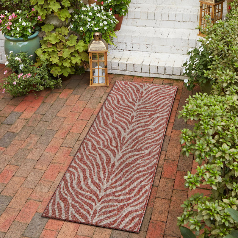 Tapis rouille rouille_unique, Tapis de couloir 2 pi x 7 pi 10 po