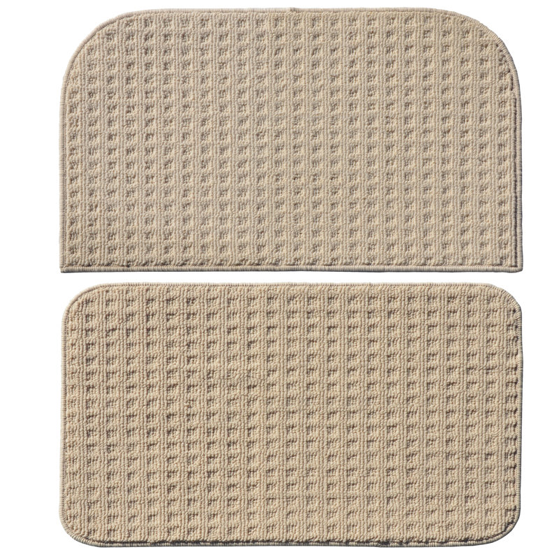Benji Non-Skid Kitchen Mat, 18' W x 30' L, Ivory