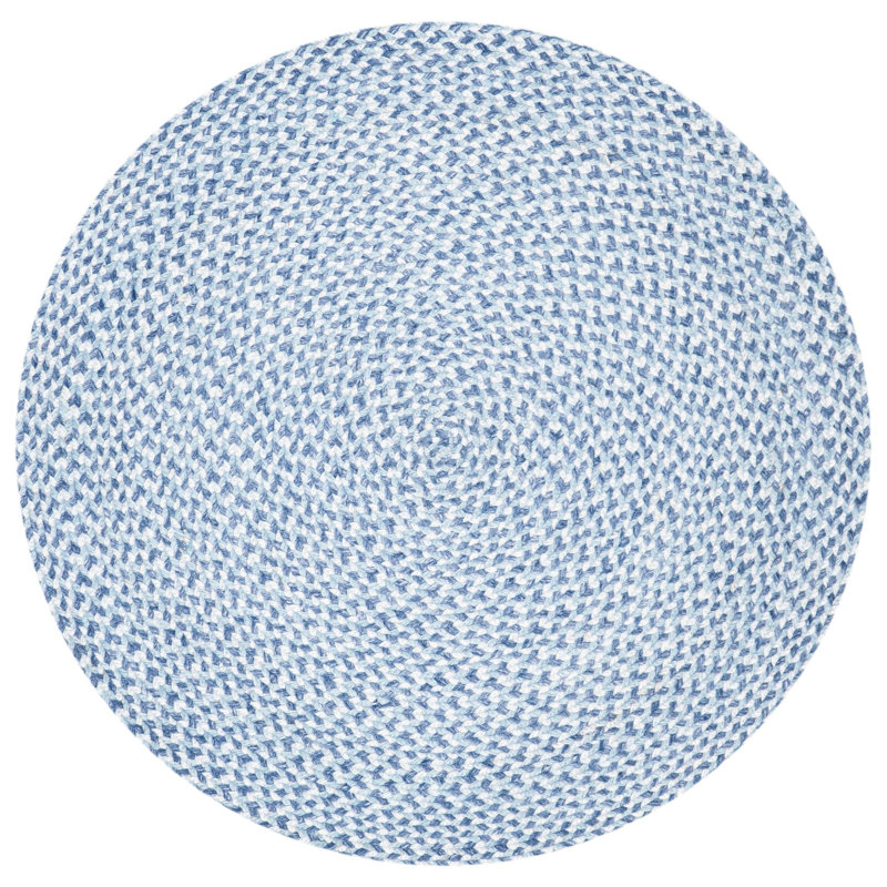 Wangaratta Hand Woven Performance Abstract Rug, Round 9'