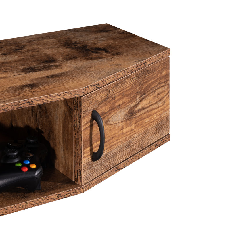 Rether Media Console, Rustic Brown