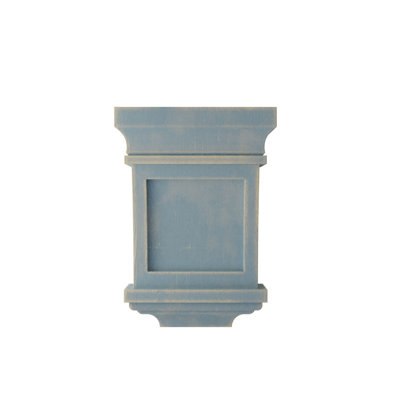 Corbel décoration rétro 7 po x 5 po x 3 po Santa Fe