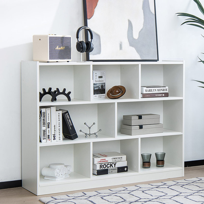 8-Cube Bookcase, White